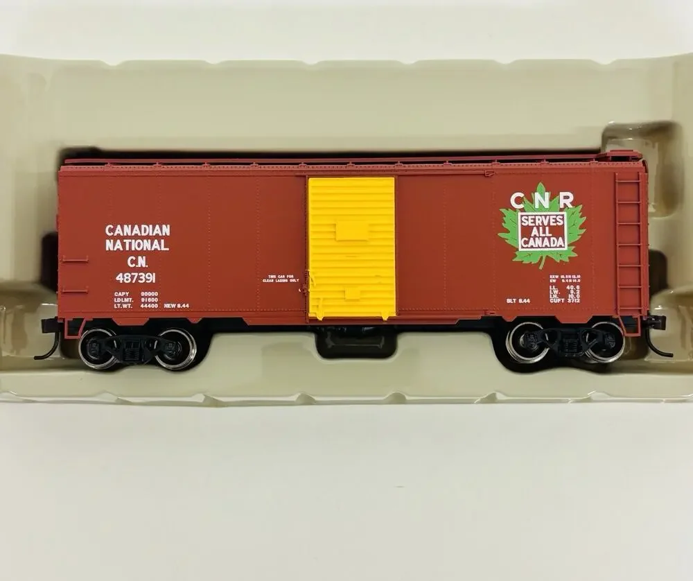 Athearn HO Canadian National 40' Youngstown Door Box Car #487391 70374 New
